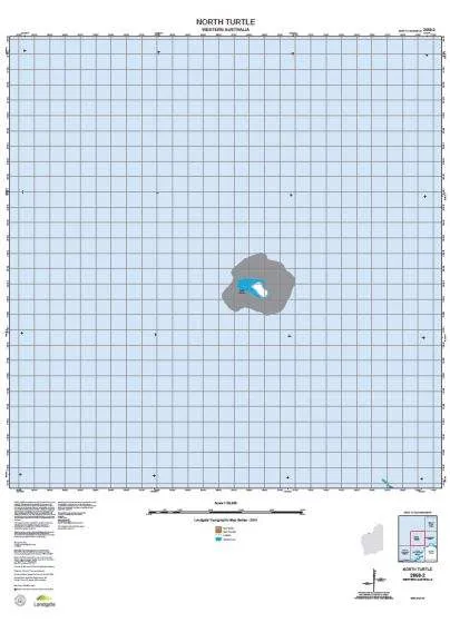 2658-2 North Turtle Topographic Map by Landgate (2015)