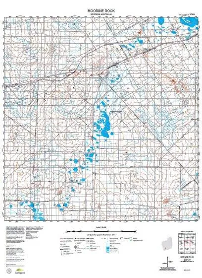 2735-3 Moorine Rock Topographic Map by Landgate (2015)