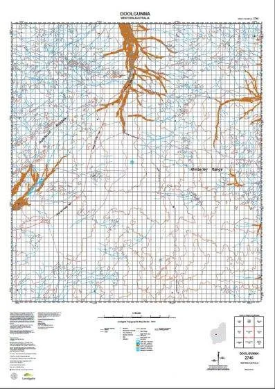 2746 Doolgunna Topographic Map by Landgate (2015)
