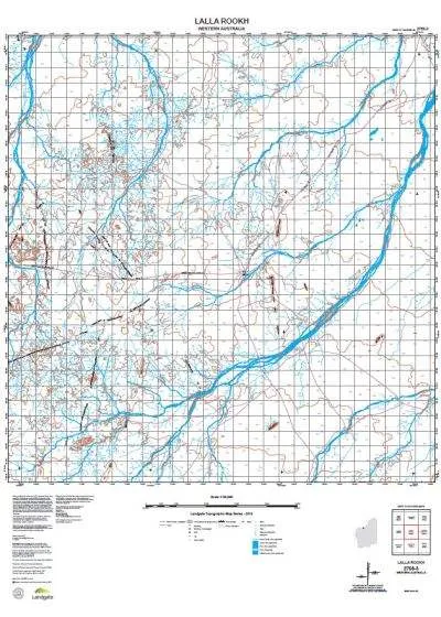 2756-3 Lalla Rookh Topographic Map by Landgate (2015)