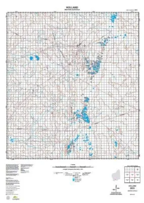 2833 Holland Topographic Map by Landgate (2015)