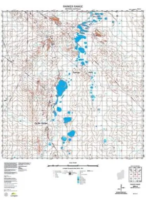 2834-4 Parker Range Topographic Map by Landgate (2015)