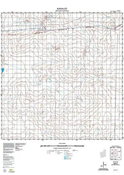 2835-2 Karalee Topographic Map by Landgate (2015)