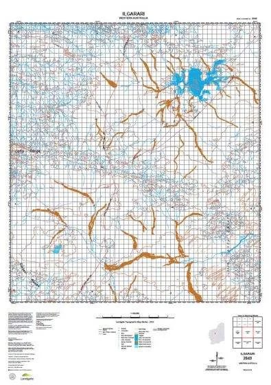 2849 Ilgarari Topographic Map by Landgate (2015)
