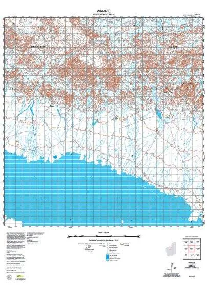 2853-3 Warrie Topographic Map by Landgate (2015)