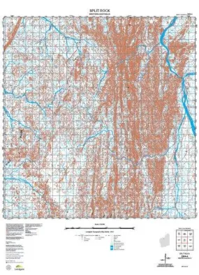2854-4 Split Rock Topographic Map by Landgate (2015)