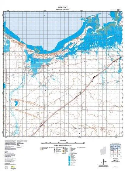2857-4 Pardoo Topographic Map by Landgate (2015)