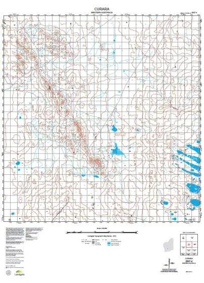 2937-4 Curara Topographic Map by Landgate (2015)