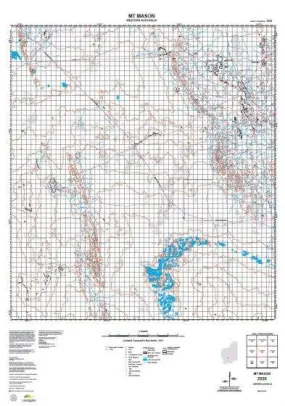2939 Mt Mason Topographic Map by Landgate (2015)