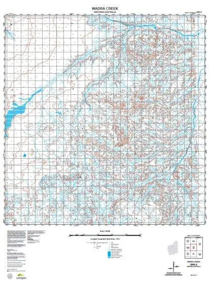 2953-2 Wadra Creek Topographic Map by Landgate (2015)