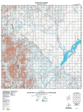 2953-3 Noreena Downs Topographic Map by Landgate (2015)