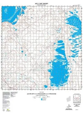 3031-1 Welcome Swamp Topographic Map by Landgate (2015)