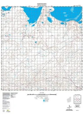 3031-4 Northover Topographic Map by Landgate (2015)