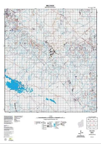 3041 Wildara Topographic Map by Landgate (2015)