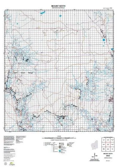 3043 Mount Keith Topographic Map by Landgate (2015)