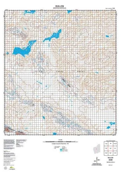 3048 Bullen Topographic Map by Landgate (2015)