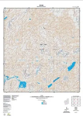 3049 Dean Topographic Map by Landgate (2015)