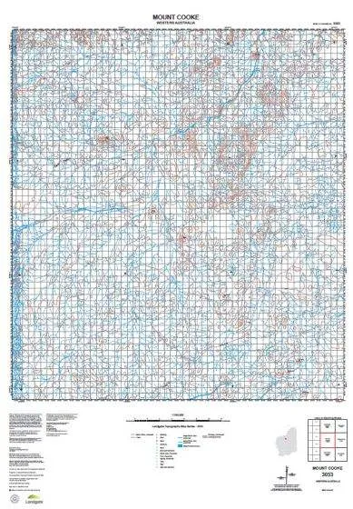 3053 Mount Cooke Topographic Map by Landgate (2015)