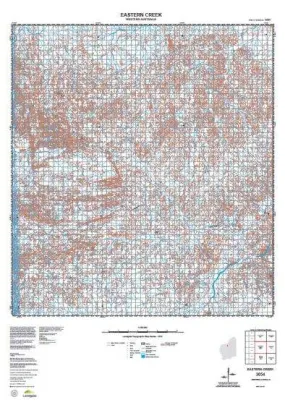 3054 Eastern Creek Topographic Map by Landgate (2015)