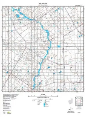 3131-2 Bald Rock Topographic Map by Landgate (2015)