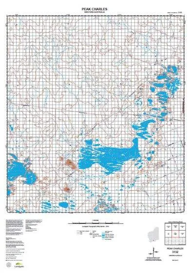 3132 Peak Charles Topographic Map by Landgate (2015)