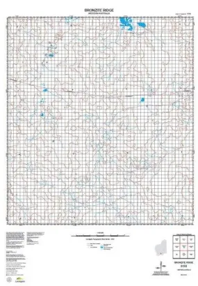3133 Bronzite Ridge Topographic Map by Landgate (2015)