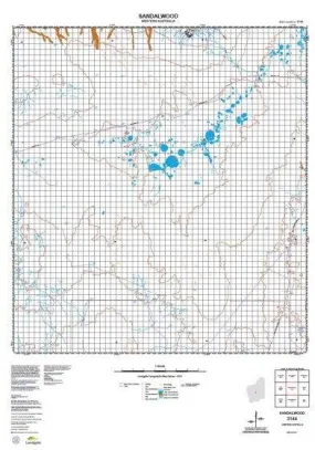 3144 Sandalwood Topographic Map by Landgate (2015)