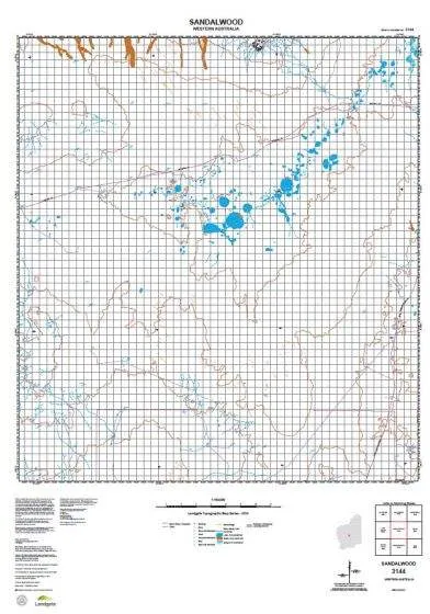 3144 Sandalwood Topographic Map by Landgate (2015)