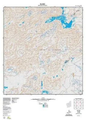 3148 Blake Topographic Map by Landgate (2015)