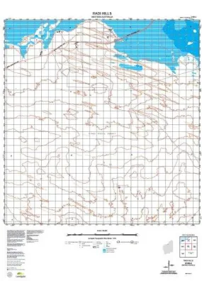 3158-3 Radi Hills Topographic Map by Landgate (2015)