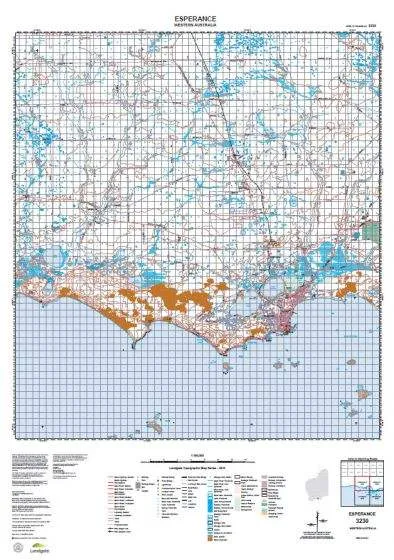 3230 Esperance Topographic Map by Landgate (2015)