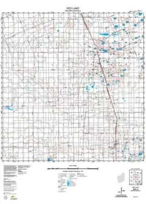 3231-4 Red Lake Topographic Map by Landgate (2015)