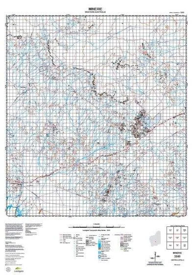 3240 Minerie Topographic Map by Landgate (2015)