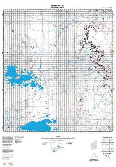 3242 Banjiwarn Topographic Map by Landgate (2015)
