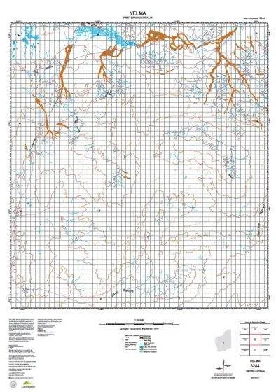 3244 Yelma Topographic Map by Landgate (2015)