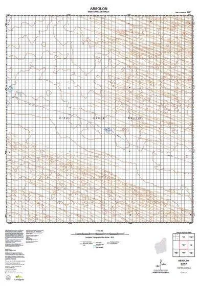 3257 Absolon Topographic Map by Landgate (2015)