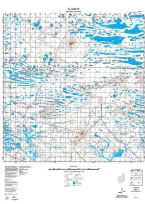 3331-3 Burdett Topographic Map by Landgate (2015)