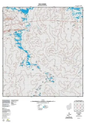 3333 Buldania Topographic Map by Landgate (2015)