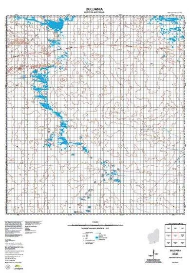 3333 Buldania Topographic Map by Landgate (2015)