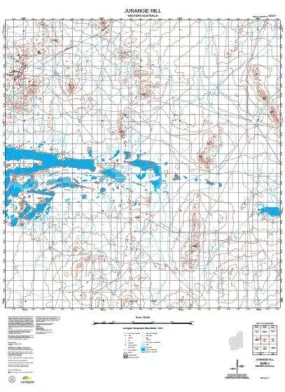 3336-1 Jurangie Hill Topographic Map by Landgate (2015)