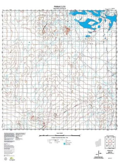 3337-2 Pinnacles Topographic Map by Landgate (2015)