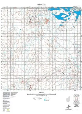 3337-2 Pinnacles Topographic Map by Landgate (2015)
