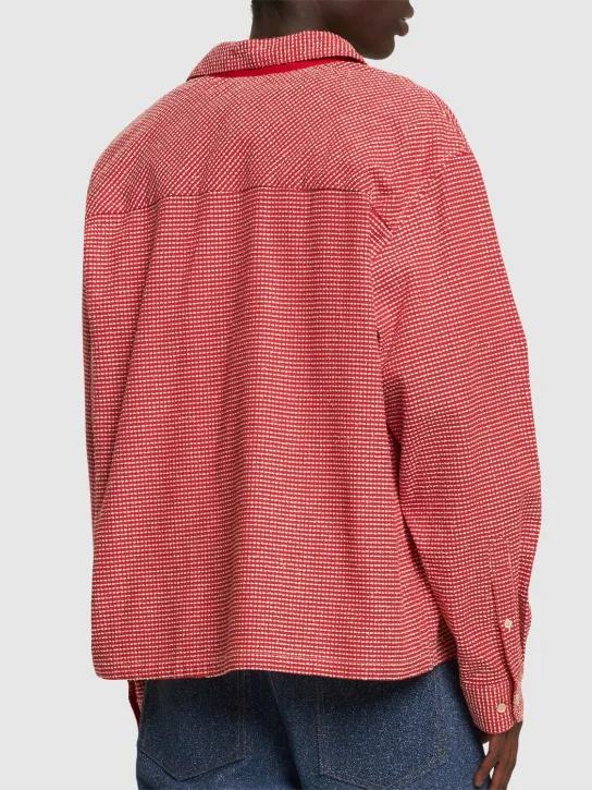4SDesigns   Cotton bouclé shirt 