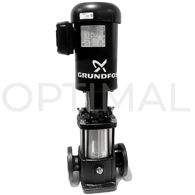 99916346 Grundfos Vertical Multistage Centrifugal Pump CR3-9 A-FGJ-A-E-HQQE 3 Ph 230/460 60HZ 1 1/2 HP 96083214