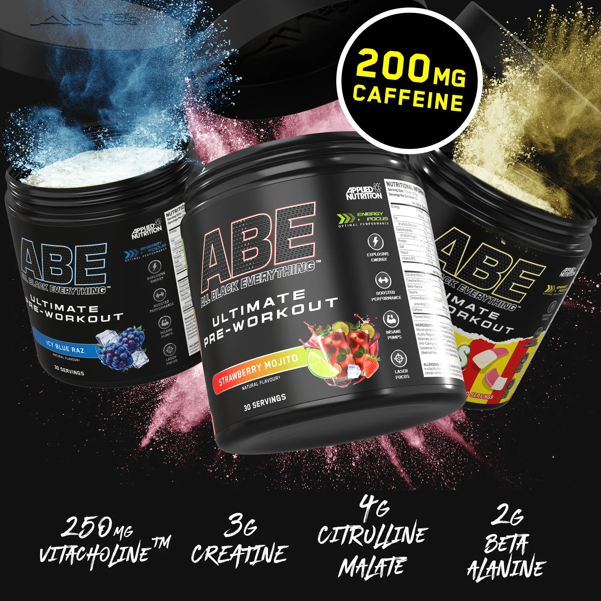 ABE All Black Everything - Extremely Potent Pre-Workout Powder