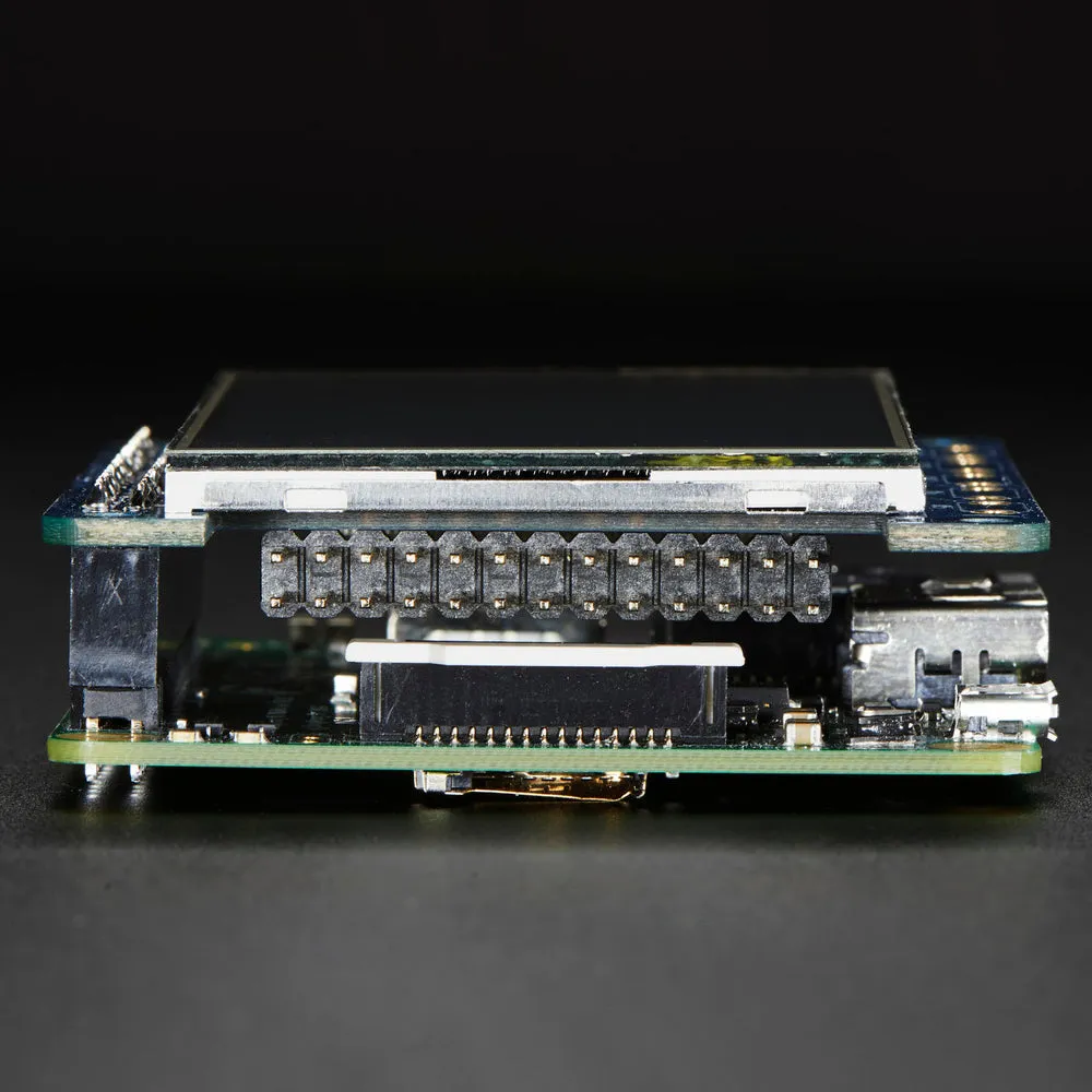 Adafruit PiTFT 2.4" HAT Mini Kit - 320x240 TFT Touchscreen