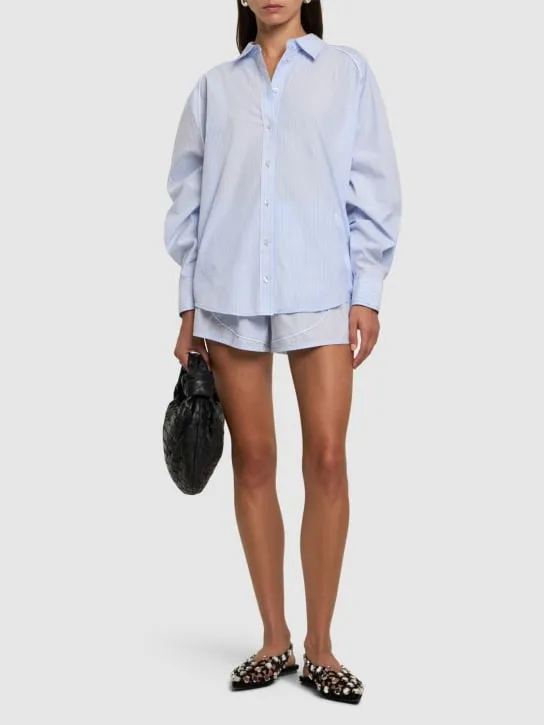 Alexander Wang   Oversized button cotton poplin shirt 