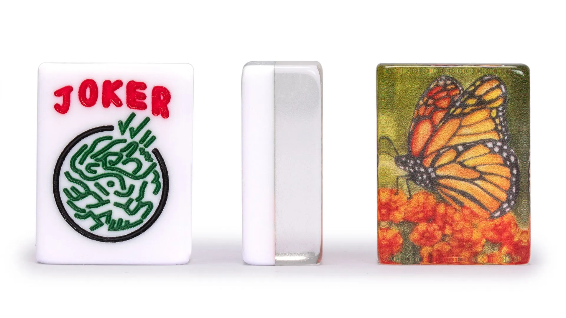American Mahjong Set of 166 Tiles - "Papillon"