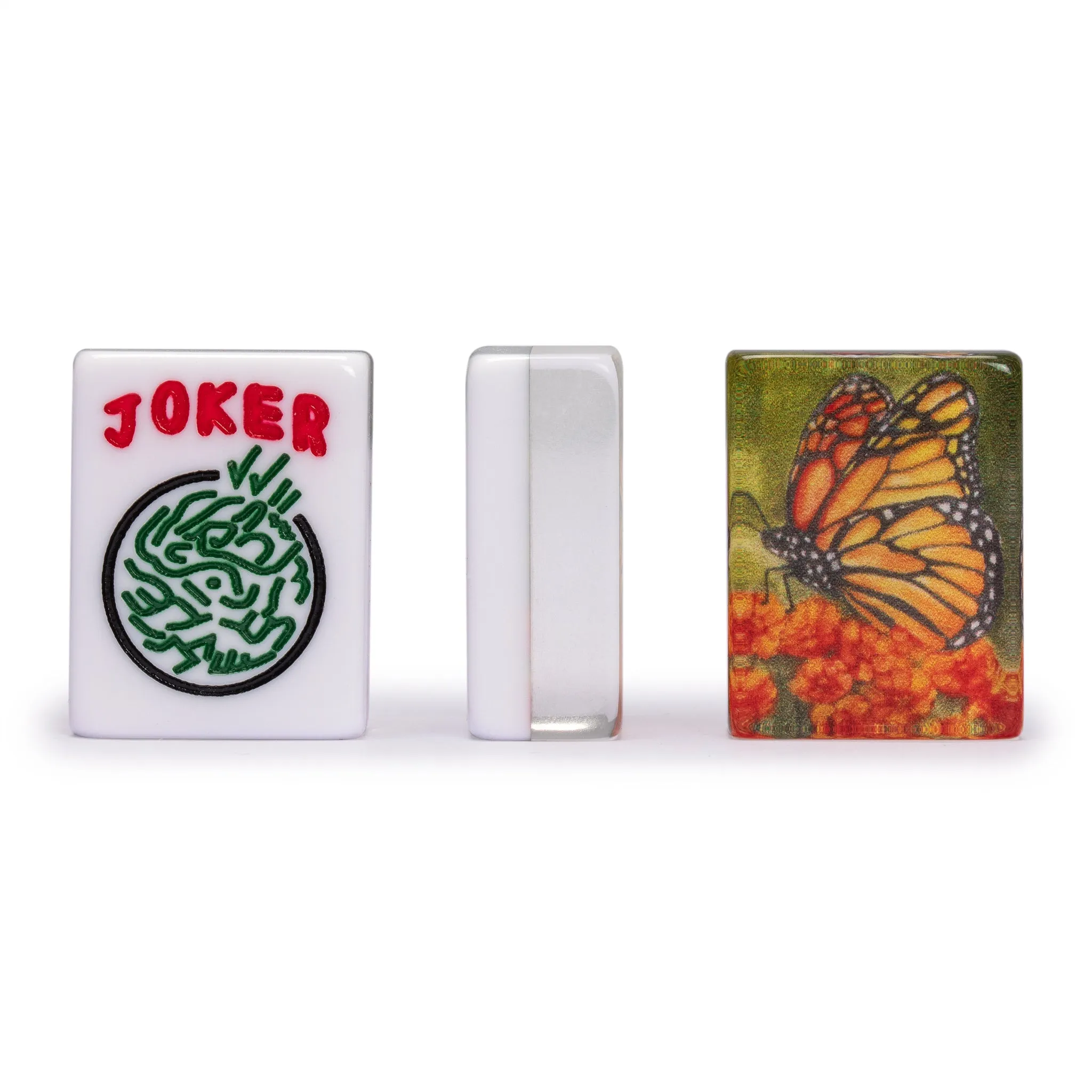 American Mahjong Set of 166 Tiles - "Papillon"
