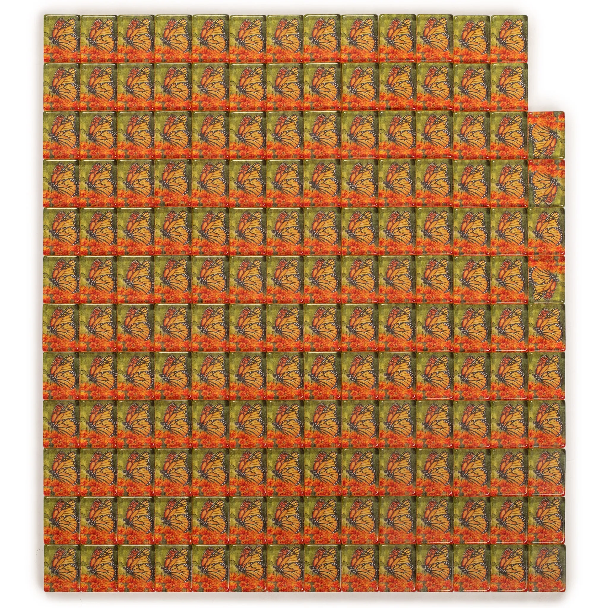 American Mahjong Set of 166 Tiles - "Papillon"